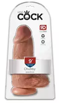 King Cock King Cock Chubby Tan - Anatomical Model with Suction Cup 22.9cm