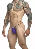 Justin + Simon Justin+Simon Classic G-String Bulge Black Minimal Support S/M