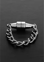 Steel by Shots Shots Toys Mini Magnetic Pressure Clamp with Chain - Silver, 1 pc