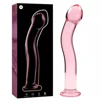 NEBULA SERIES BY IBIZA Ibiza Nebula Series Model 18 Glass Intimate Device Pink 18.5cm