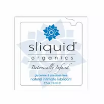 Sliquid Sliquid Organics Natural Lubricant 5ml - Plant-Based Formula, Sample Size