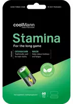 Cobeco Pharma CoolMann Stamina 60 pcs - Energy & Focus Supplement for Men