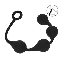 Levelz Waterdrop Silicone Intimate Balls L 40mm Black