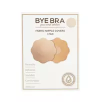 Bye Bra Bye Bra Fabric Nipple Covers Nude - Discreet Flower-Shaped 1 Pair