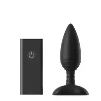 Nexus Nexus Ace S Silicone Anal Device with Remote Control, Black, Small