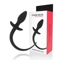 DARKNESS Darkness Silicone Intimate Plug 28 cm Black - Flexible Hygienic Model