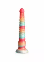 NS NOVELTIES Colours Stacked 9 Inch Silicone Model, Tri-Colored, Satin Finish