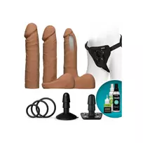 Doc Johnson Doc Johnson Vac-U-Lock Dual Density ULTRASKYN Strap-On Set 3 Attachments