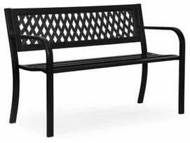 Lauko suoliukas MultiGarden WYI-XG201, juoda sp., 50 cm x 120 cm x 75.5 cm