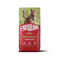 Carnilove Duck&Pheasant Sterilised sausas pašaras katėms, 6 kg