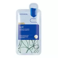 MEDIHEAL Dermaplus Aloe Mask, 22 ml. – raminanti ir drėkinanti lakštinė veido kaukė su alaviju