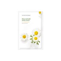 NATURE REPUBLIC Real Nature Chamomile Mask Sheet - veido kaukė