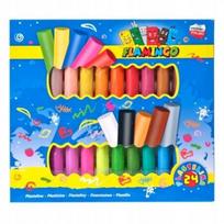 Plastelino rinkinys 24 spalvos Flamingo