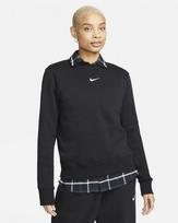 Nike Džemperis Moterims W Nsw Phnx Fleece Os Crew Black DQ5751 010 DQ5751 010/L, L