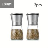 Reguliuojamas Keraminis Pipirų Malūnėlis ir Jūros Druskos Malūnas , 180 ml