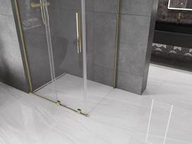 Mexen Velar L stumdomas dušo kabinas, 120 x 90 cm, permatomas, auksinis - 871-120-090-03-50