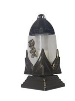 Žvakė į kapines K-27 sidabrinės spalvos 30 cm.