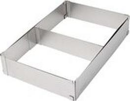 Reguliuojama kepimo forma 34-52x27-18.5 cm, nerūdijančio plieno