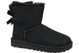 Aulinukai moterims UGG - Buty Mini Bailey Bow II, juodi