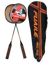 Badmintono raketės krepšyje 2vnt