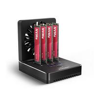AXAGON ADSA-M2C44 USB4 docking station for 4x M.2 NVMe SSDs with disk cloning function without a PC | ADSA-M2C44 | 8595247909381