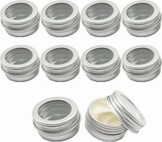 Aliuminio indeliai kosmetikai, 5 ml, 25x15 mm