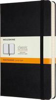 Užrašų knygelė - Moleskine - Juoda klasikinė - 400 puslapių - Kietas viršelis - Išplečiamas galinis kišenė