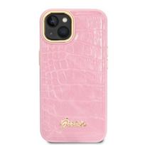 Guess Croco iPhone 14 Pink