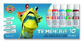 Koh-i-noor Temperiniai dažai 16ml, 10 spalvų, Žirafa