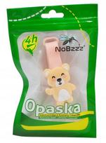 NoBzzz apyrankė nuo uodų vaikams Teddy bear, geltona, 1 vnt.