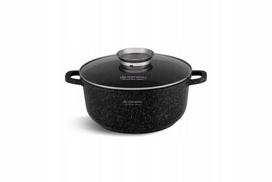 Marmurinis puodas 26cm 5,5l su silikoninėmis rankenėlėmis ir Aroma Knob