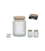 Kitchen&Go stiklinis indas su dangteliu, 700 ml