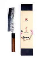„Aka Tori“ Nakiri daržovių peilis iš damasko plieno 7" – „Tokyo Hammer“