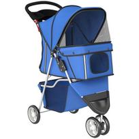 Šunų vežimėlis sulankstomas iki 10 kg, mėlynas