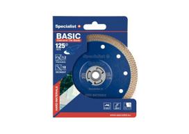 Diskas deimantinis SPECIALIST+, BRITVA Basic 125x1,2x22 mm