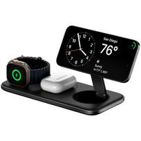 Satechi Qi2 Trio Belaidė įkrovimo stotelė - magnetinė belaidė įkroviklis trims įrenginiams (AppleWatch 5W, AirPods 5W, Qi2) | ST-QTPM-EA | 810086361861