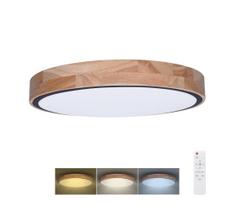 Solight WO8005 - dimeriuojamas LED šviestuvas IRON OAK LED/48W/230V 3000-6500K skersm. 40 cm + su nuotoliniu pulteliu