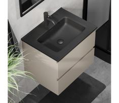 Vonios spintelė su praustuvu KENWOOD 61x52x45 cm marakesh/juoda
