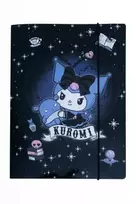 Kartoninis dėklas su gumele Kuromi, A4