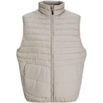 Pūkinė liemenė vyrams, Balta, State packable bw collar