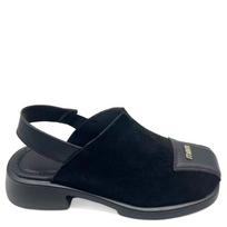 Basutės moterims, Juoda, Sandals