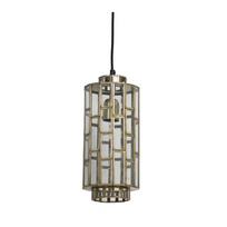 Bronzinės spalvos kabantis šviestuvas su stiklo gaubtu Søstrene – Light & Living