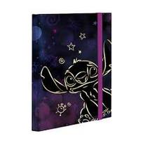 Kartoninis dėklas su guma STITCH, A5