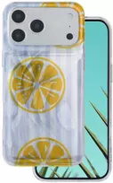 Telforceone Itin madingas vasarinis dėklas, skirtas „iPhone 17 Pro Max 6,9“; citrininės spalvos