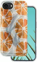 Telforceone Itin madingas vasarinis dėklas, skirtas iPhone 16e / 17e, oranžinis