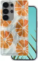 Dėklas Telforceone Ultra Trendy Summer case for Samsung Galaxy S24 / S25 oranžinis