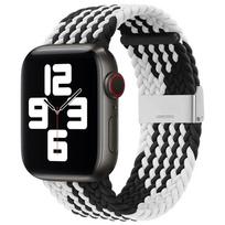 Pferd TakeMe Fabric dirželis, skirtas Apple Watch Ultra 8/7/6 / SE / 5/4/3/2 (49mm / 45mm / 44mm / 42mm) Baltas