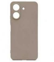 iLike Galinis dangtelis Xiaomi Redmi 13C 4G / Poco C65 Nano silikoninis dėklas Sidabrinis ILIXIAR13CNSS