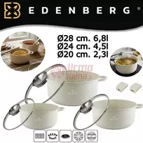 EDENBERG rinkinys 6 dalių puodų rinkinys EB-3901