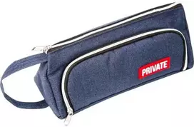 Penalas Charlot, Private 21×8.5×8.5cm, tamsiai mėlynos/alyvinės spalvos